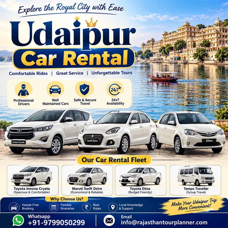 Udaipur car rental